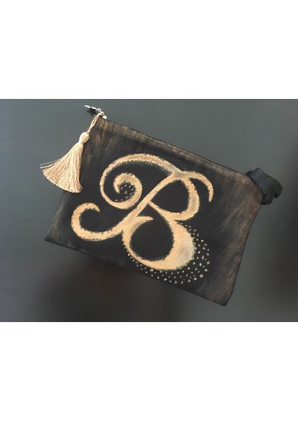 Kişiye Özel Tasarım - Harf Tasarım Clutch/Cüzdan/Makyaj Çantası/Çantaiçi Düzenleyici modelleri