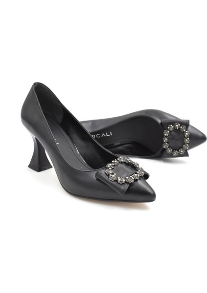 (Kırcalı) Topuklu Kadın Ayakkabı Siyah fiyatları