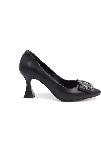 (Kırcalı) Topuklu Kadın Ayakkabı Siyah fırsatları