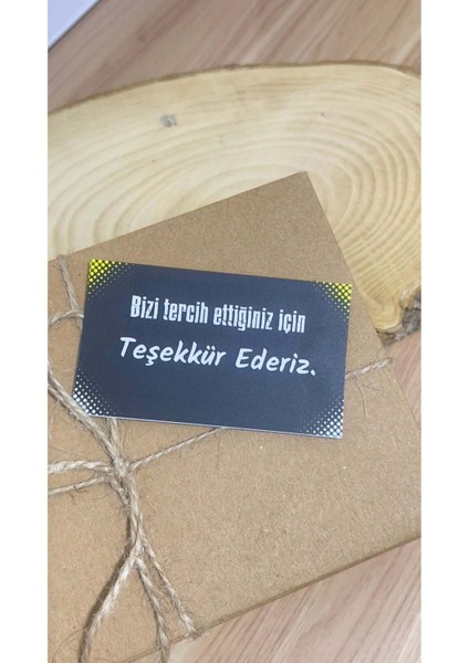 Butik Sosyetik E-Ticaret Teşekkür Kartı  5x8 cm 100 Adet