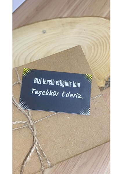 Butik Sosyetik Eticaret Teşekkür Kartı 5x8 cm 500 Adet