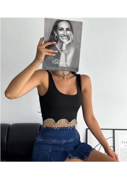 Askılı Taşlı Crop