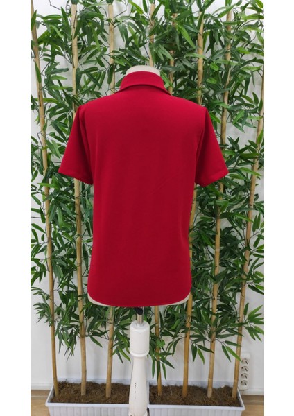 Kadın Kısa Kollu Ceket Yaka Önü Fermuarlı Cep Detay Kısa Kol Ithal Krep Bluz indirimleri