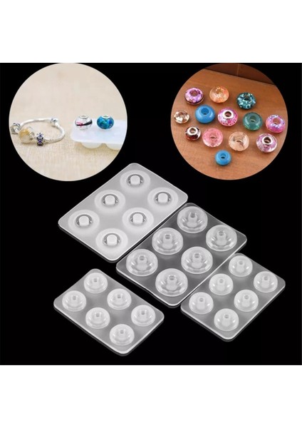 16 mm Yarim Boncuk Tırtıklı Reçine Epoksi Kalıp -KOD:369 fırsatları