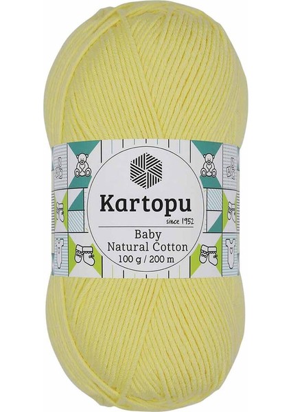 Baby Natural Cotton El Örgü Ipi Açık Sarı K333