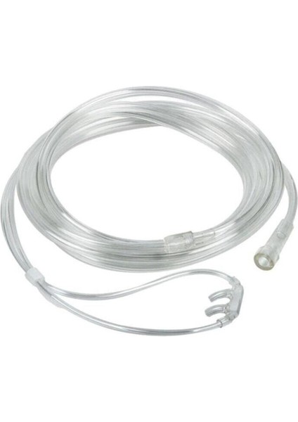 7m Yetişkin Beyaz Oksijen Kanülü