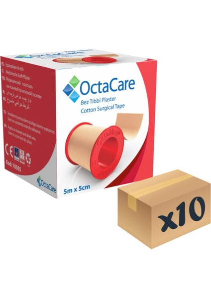 Bez Tıbbi Plaster 10 Adet 5m x 5cm