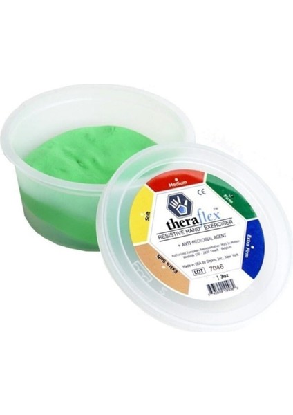 Theraflex El Egzersiz Hamuru Yeşil Renk 57 gr