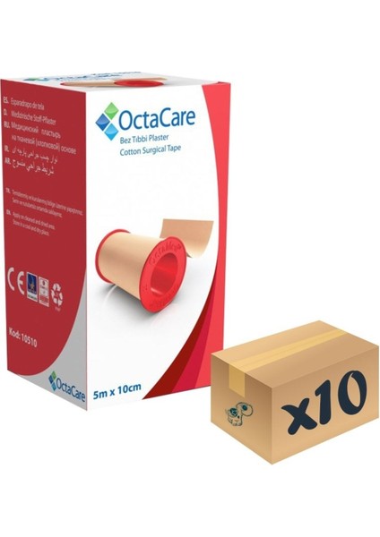 Bez Tıbbi Plaster 5m x 10CM - 10 Adet