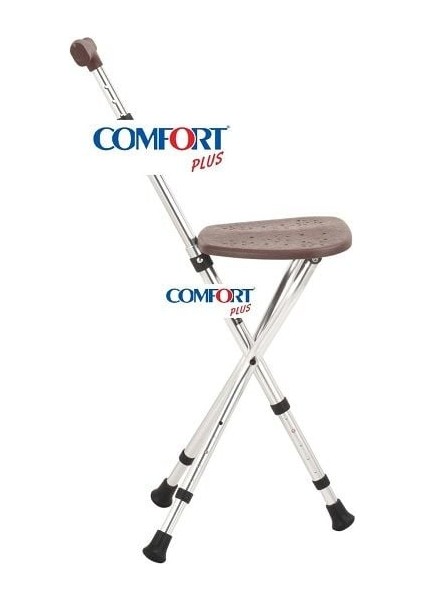 Comfort Plus Dm-74 Oturaklı Baston (Yüksekliği Ayarlanır) indirimleri
