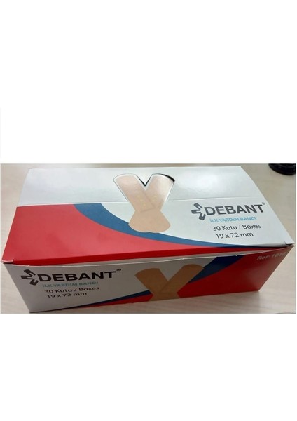 Debant Bez Yarabandı 19X72MM - 1 Kutu 10*30 Adet