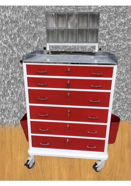 Ilaç Arabası Altı Çekmeceli