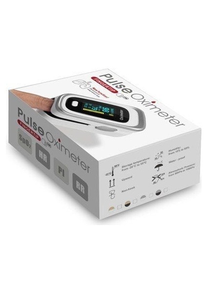 Pulse Oksimetre M170 Oksijen Satürasyon Ölçüm Cihazı Alarmlı