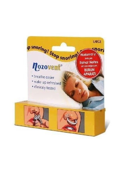 Nazovent Burun Aparatı Nozovent Büyük Boy