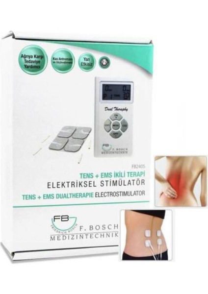 Tens+Ems Ikili Terapi Elektriksel Simülatör