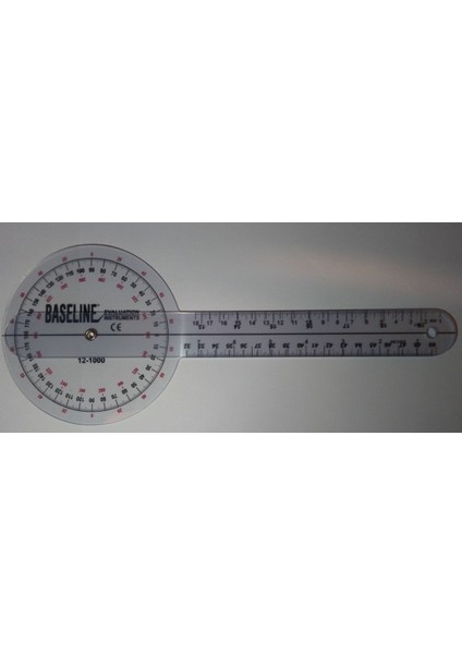 Baseline Plastik Gonyometre 360 Derece 30 cm modelleri