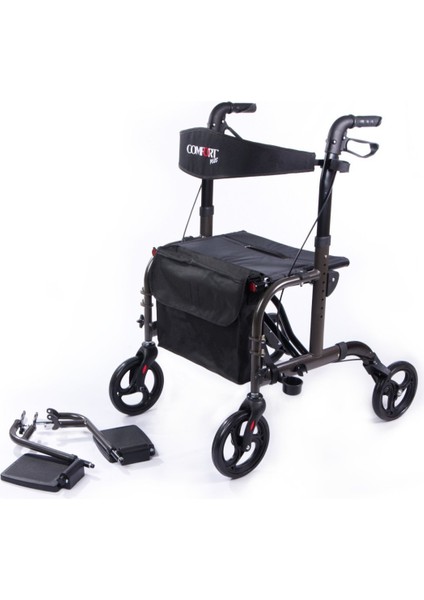 Comfort Plus DM9124 Lüx Ayak Pedallı Alüminyum Rolatör fiyatları