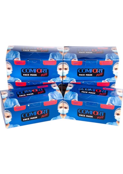 Comfort Plus 3 Katlı Cerrahi Maske Full Ultrasonic 50 Adet fırsatları