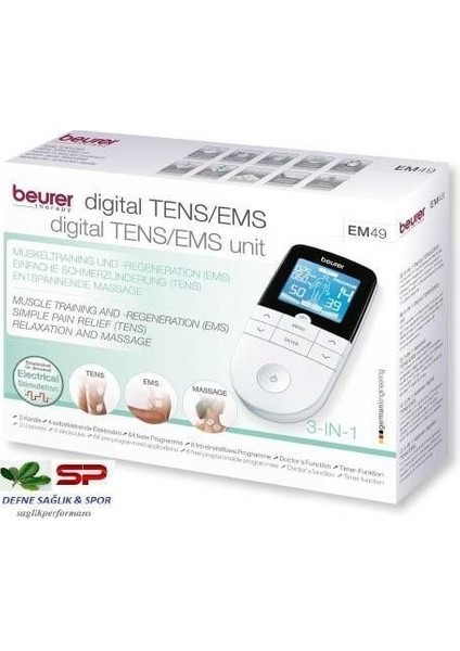 Beurer Em 49 Tens Alat Pijat Relaksasi Alat Kesehatan Terapi indirimleri