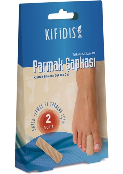 F-33-02/04 Trikolu Silikon Jel Parmak Şapkası