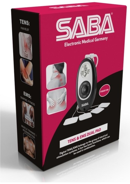 Saba FDES108 Tens Ems Cihazı 2 Kanallı