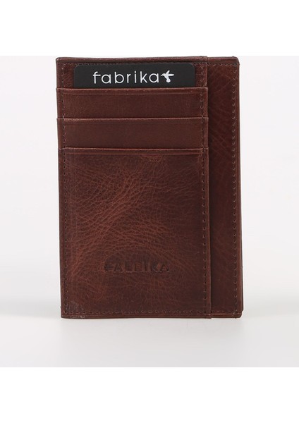 Kahve Erkek 9X10X2 cm Deri Cüzdan Frk 344 Crayz