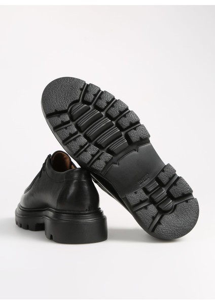 Siyah Erkek Deri Klasik Ayakkabı Wolf-Damıon fırsatları