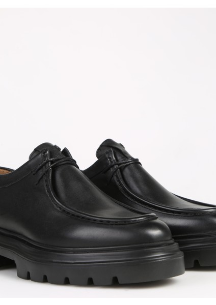 Siyah Erkek Deri Klasik Ayakkabı Wolf-Damıon indirimleri
