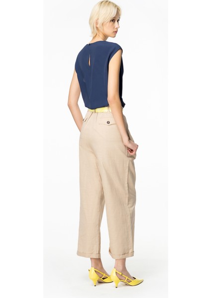 Standart Bel Standart Bej Kadın Pantolon 102191A1LC modelleri