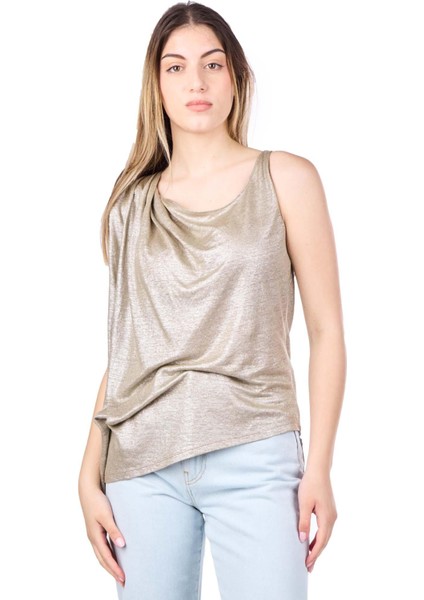 Kare Yaka Düz Gümüş Kadın Bluz 103141A1KE fiyatları