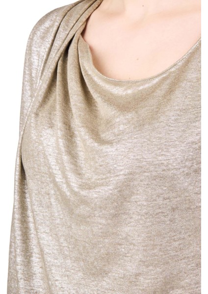 Kare Yaka Düz Gümüş Kadın Bluz 103141A1KE modelleri