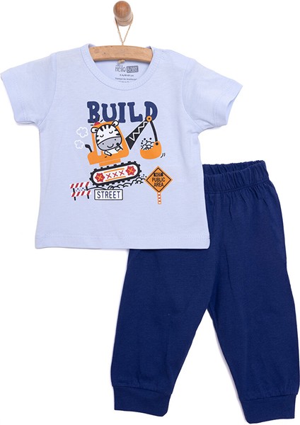 Erkek Kısa Kol Pijama Takımı Erkek Bebek