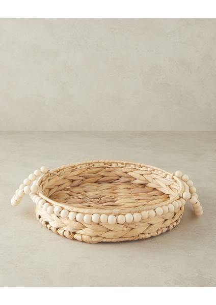 Chaplet Hasır Tepsi Kahverengi