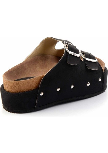 Siyah Süet Kadın Terlik K04192171502 fırsatları