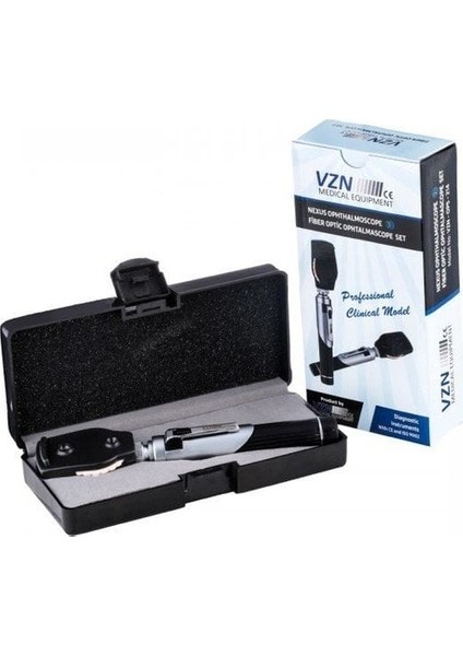 Vzn Fiber Optik Otoskop + Oftalmaskop Set