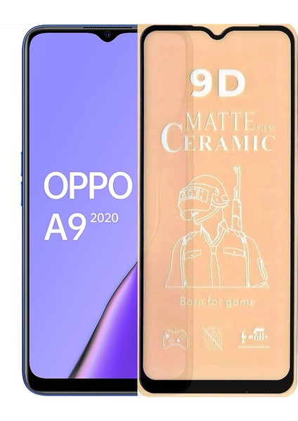 Oppo A5 2020 Uyumlu Mat Seramik Ekran Koruyucu Parmak Izi Bırakmaz Nano Cam Koruma