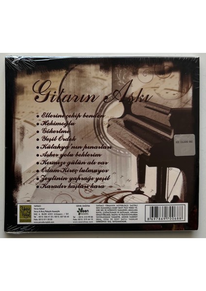 Gitarın Aşkı CD (Jelatininde Sıfır Orjnal Dönem Baskı Cd)