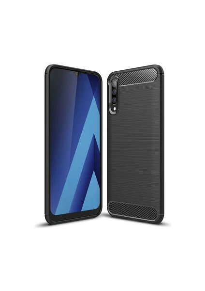 Techno Guru Samsung Galaxy A70 Ultra Koruma Sağlayan Şık Room Silikon Kılıf