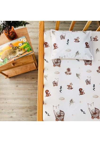 Retro Dreams Pamuk Bebek Çarşaf Seti 2 Parça fırsatları