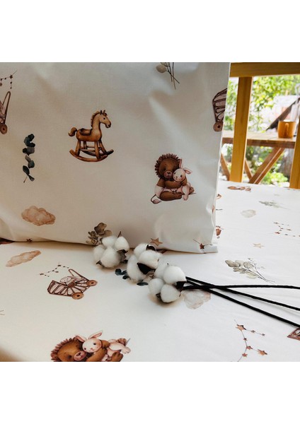 Retro Dreams Pamuk Bebek Çarşaf Seti 2 Parça indirimleri