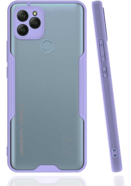 General Mobile 21 Kılıf Kamera Korumalı Arkası Şeffaf Silikon