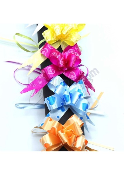 Paket Süsü Pratik Fiyonk 10'lu 35 cm Fuşya