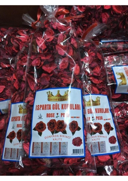 Isparta Kırmızı Gül Kurusu Yaprağı Orta Boy * Rose P03A