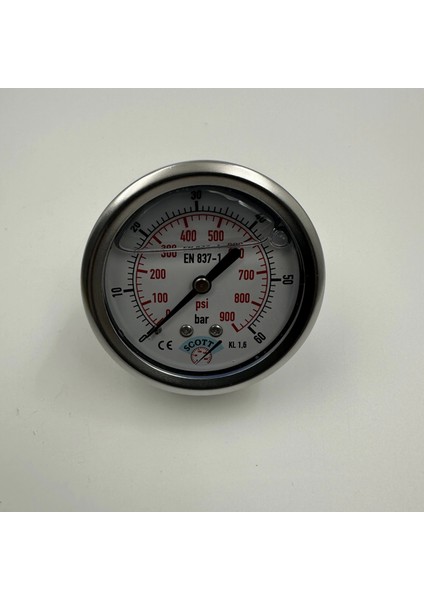 Ø 63 - 0 - 60 Bar 1/4 Gliserinli Pano Tipi Manometre fırsatları