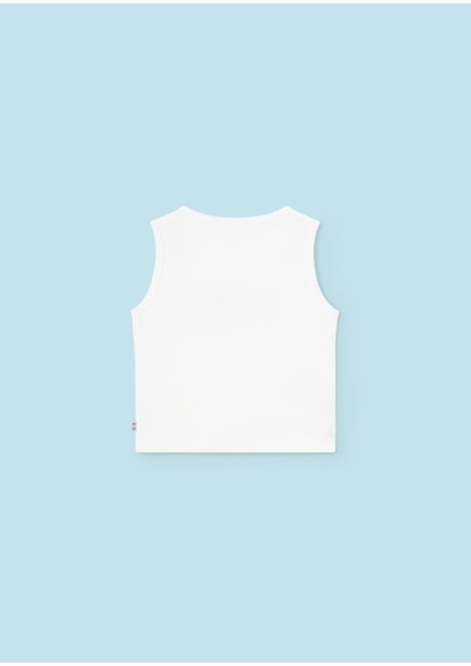 Erkek Bebek Kolsuz T-Shirt Beyaz 1036 fiyatları