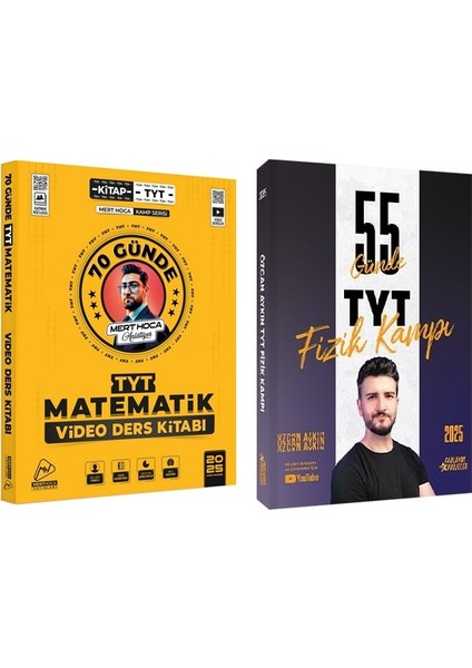 Parlayan Projeler 2025 TYT Fizik - Matematik Kampı 2 Kitap