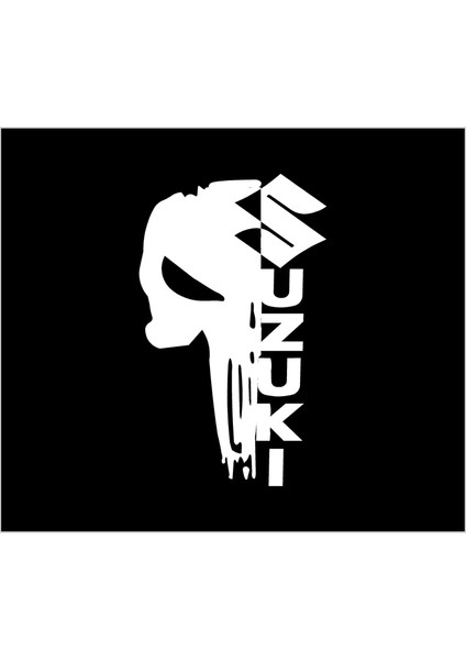 Suzuki Punisher Sticker Çok Amaçlı Sticker