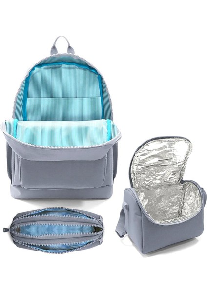 Desenli Okul Çantası Beslenme Kalemlik 3lü Set 23735 fırsatları