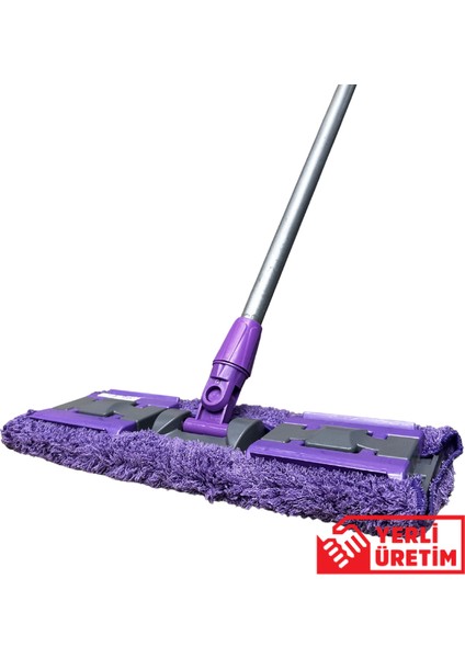 Mandallı Mop Yer Cam Fayans Parke Yüzeylerde Sleepye Uyumlu Magic Mop Mikrofiber