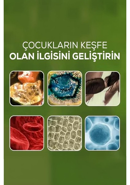 Çocuk Portatif Mini Mikroskop